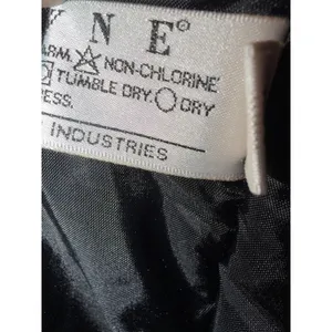 Towne from London Fog Black Hooded Parka Jacket Large Regular Full Zip Coat thumbnail 5