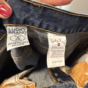 Vintage Lucky Brand Women's Easy Rider Low‎ Rise Jean Medium Wash Bootcut 8/29 thumbnail 6