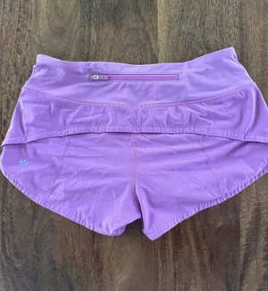 Purple/pink Lululemon speed up shorts 2.5’ size 2. thumbnail 2