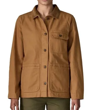 Patagonia Women's Point Reyes Canvas Coat Nest Brown Small NWT ($159 Retail) thumbnail 1