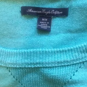 American Eagle Teal AE Sweater thumbnail 2