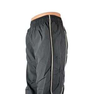 Urban Outfitters BDG Black Cargo Parachute Athletic Activewear Trousers Pants XS thumbnail 2