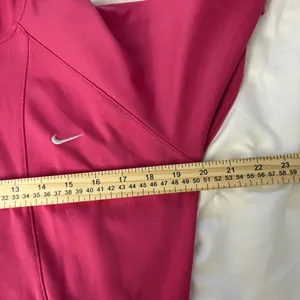 Nike Vintage Hot Pink Full Zip Track Jacket With White And Navy Side Stripes thumbnail 6