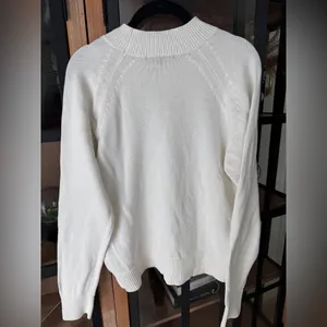 Quince 100% Organic Cotton Mock Neck Sweater crewneck ribbed top knit thumbnail 4