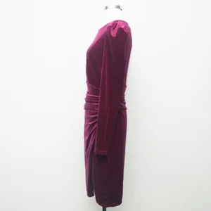Lauren Ralph Lauren Velvet Cocktail‎ Dress Size 2 thumbnail 8