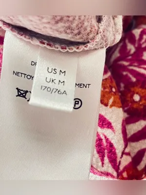 Anthropologie Pink Floral Drawstring Joggers thumbnail 8