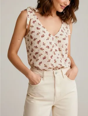 SÉZANE Lara Blouse, Mindy Print, FR36/US4 thumbnail 1