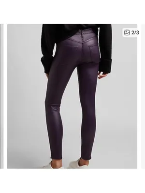 Express Skinny Mid Rise Coated Jean thumbnail 8