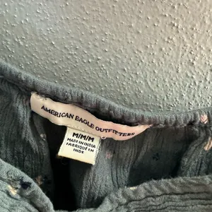 American Eagle Outfitters blue slate Smocked Embellished Camisole thumbnail 3