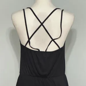 Hollister Black Sleeveless Spaghetti Straps Maxi Dress NWT thumbnail 6