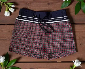 THE LIMITED Red Blue Casual Drawstring Shorts Size XS thumbnail 1