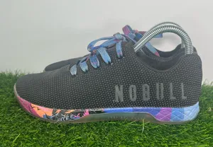 NOBULL Trainer Shoes Black Multicolor Lace Up Women’s Size 6.5 Athletic Gym CrossFit thumbnail 1
