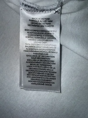 Lauren Ralph Lauren 100% Cotton V-Neck T-Shirt White -L thumbnail 6