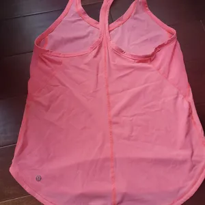 Lululemon athletica lightweight orange tank size 8 thumbnail 1