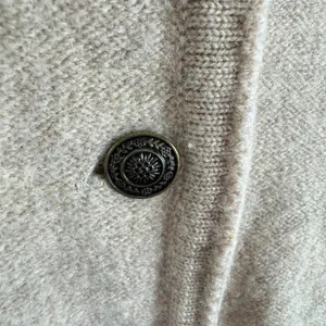 Tally-Ho Creation Vintage 100% Wool Cardigan Tan Oatmeal Australia Petite Small thumbnail 3