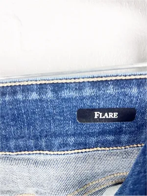 JUDY BLUE Blue Denim High Rise Flare Leg Jeans Size 32 Casual Neutral thumbnail 5