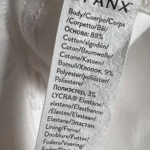 SPANX Tummy Control Wide Leg Pull On White Stretch Jeans Size XL thumbnail 8