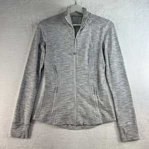 Lululemon Size 6 Define Jacket Space Dye Camo White Silver Spoon Luon‎ Stretch thumbnail 5