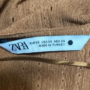 Zara Women's Brown Long Sleeve Knit Button Up Cardigan Sweater Top Size XS thumbnail 3
