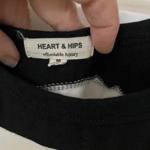 Heart + Hips Black and Yellow Striped Women's Crop Tank Size M thumbnail 3