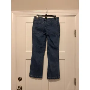 LOFT Jeans Size 8 Women’s Dark Blue Stretch Jeans Ladies Mid Rise Curvy Bootcut thumbnail 7