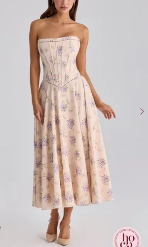 House of CB Dress Maxi Floral thumbnail 1