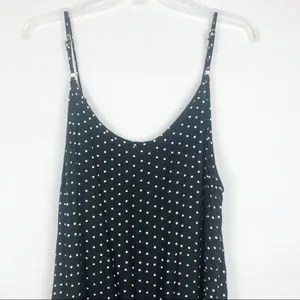 Polka Dot Sleeveless Ruffle Hem Tank Dress Size Medium thumbnail 10