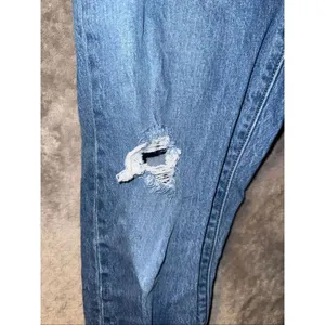 Levi’s 501 Distressed Medium Wash Button Fly Raw Hem Jeans Size 27 #774 thumbnail 6