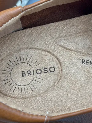 Brioso Sabino Flat Shoes Womens 8 Brown Leather Slip On Round Toe 202404ZE thumbnail 8