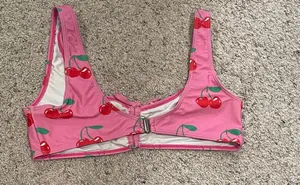 Tunnel Vision Cherry High-waisted Bikini Set thumbnail 5