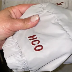 Hollister Down & Feather Fill Puffer Hooded Jacket Size Large thumbnail 8