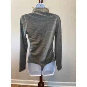Express Bodysuit Body Contour Gray Turtleneck Size M thumbnail 3
