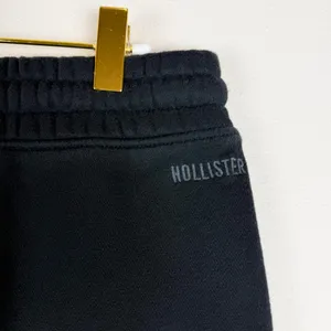 NEW Hollister Black Straight Leg Cropped Sweatpants Sweats Size‎ XS thumbnail 9