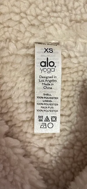 Alo Yoga Duality Sherpa Reversible Hooded Jacket thumbnail 5