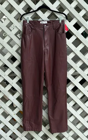 Abercrombie Vegan Leather Pants thumbnail 1