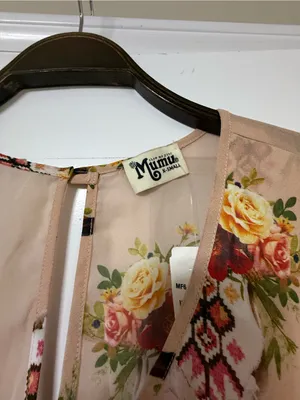 Show Me Your MuMu Blush Floral Keyhole Romper thumbnail 9