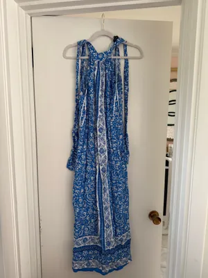Boutique Maxi Dress Blue Design thumbnail 5