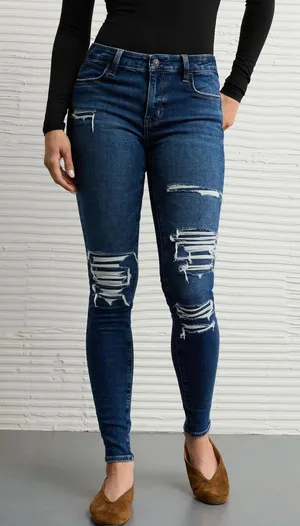 American Eagle Jeans Distressed Skinny thumbnail 1