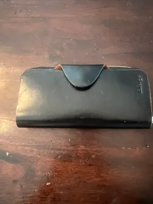 Yafeige Black Leather Zip Wallet NWOT thumbnail 2