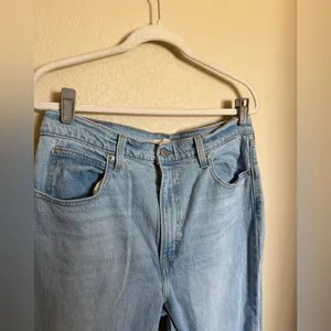 Levi's 70s high slim straight light jeans size‎ 32 light wash thumbnail 5