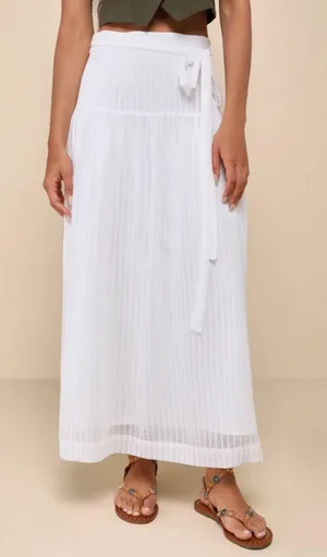 Lulus White Skirt thumbnail 1