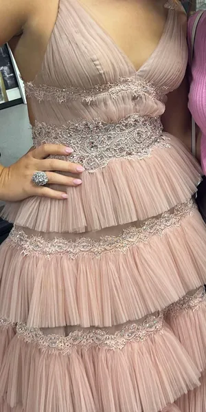 Pink Prom Dress Size 4 thumbnail 3