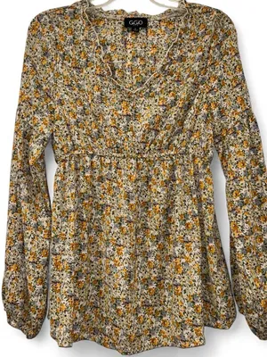GiGio Floral Blouse Women's Small thumbnail 1