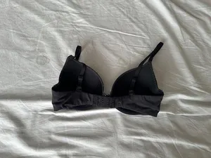 Skims COTTON JERSEY T-SHIRT BRA In Soot 30D ($38) thumbnail 2