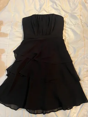 , Black Mini Dress thumbnail 1