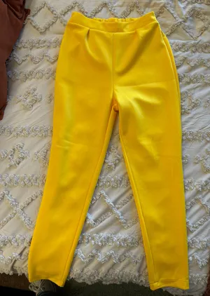 Pull On Yellow Trouser Size M thumbnail 1