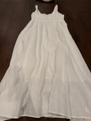 DL1961 Women’s Midi Dress with Lace-Up Top Size Medium - C11-726 thumbnail 10