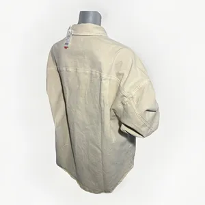 Marine Layer Molly Oversized Shirt Jacket Stone Beige Medium NWT Shacket $168 thumbnail 10