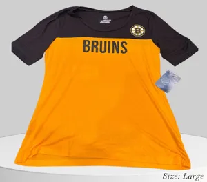 NHL |‎ Tops | Bruins Jersey- Womens Top thumbnail 1