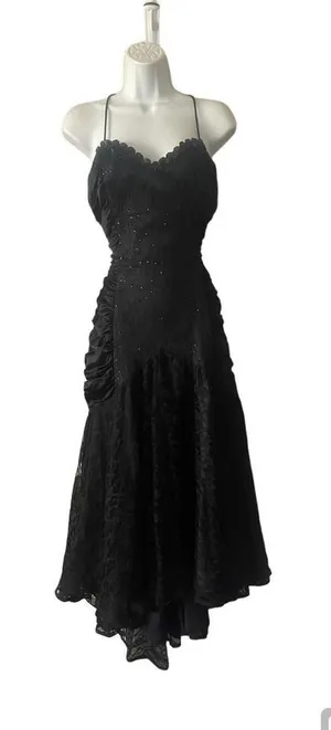 Gunne Sax By Jessica McClintock high low Lace Dress thumbnail 1